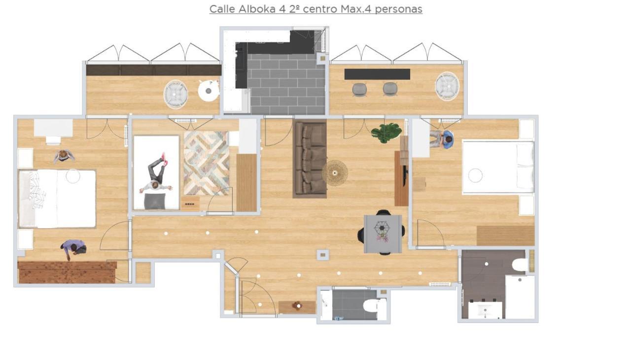 Apartamento Sweet Home Vitoria Bagian luar foto